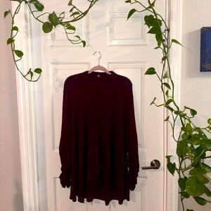 Burgundy tunic size 3x
